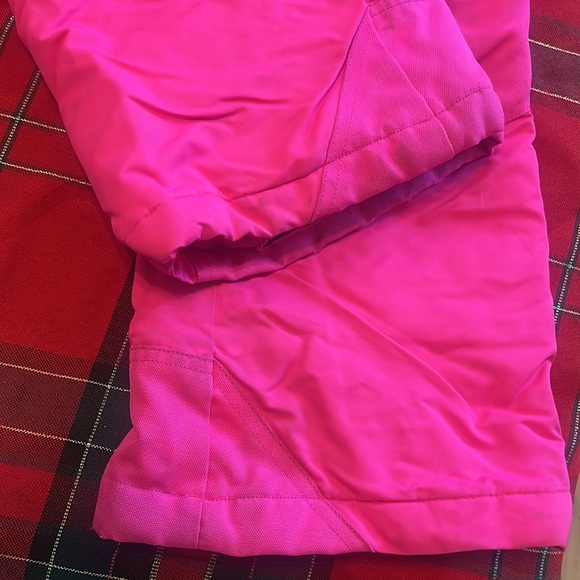 Faded Glory Bib snowpants snowsuit Pink size M 7/8 - Picture 11 of 15
